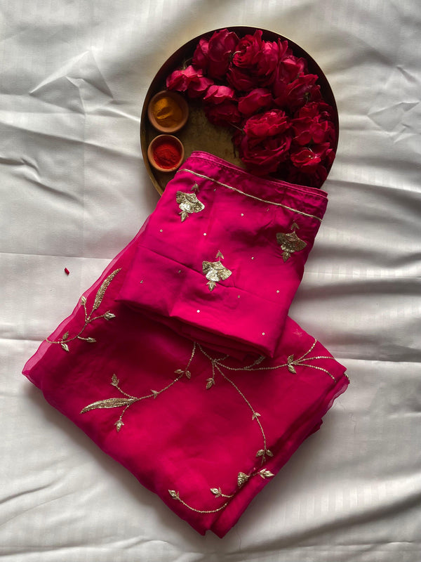 🌷Gulbahaar Zardozi Saree🌷