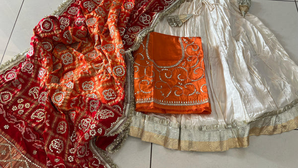 Gharchola Bandhej Lehnga Set