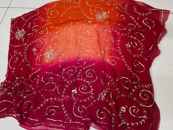 Raagini Jaal Chiffon Saree ✨