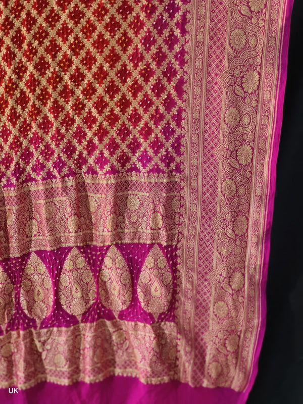 ❣ Rai Bandhej Handwoven Dupatta ❣