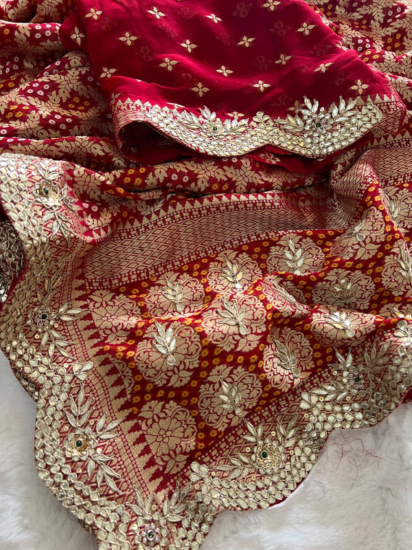 ❣ Bridal Trousseau – Mehroonish Red ❣