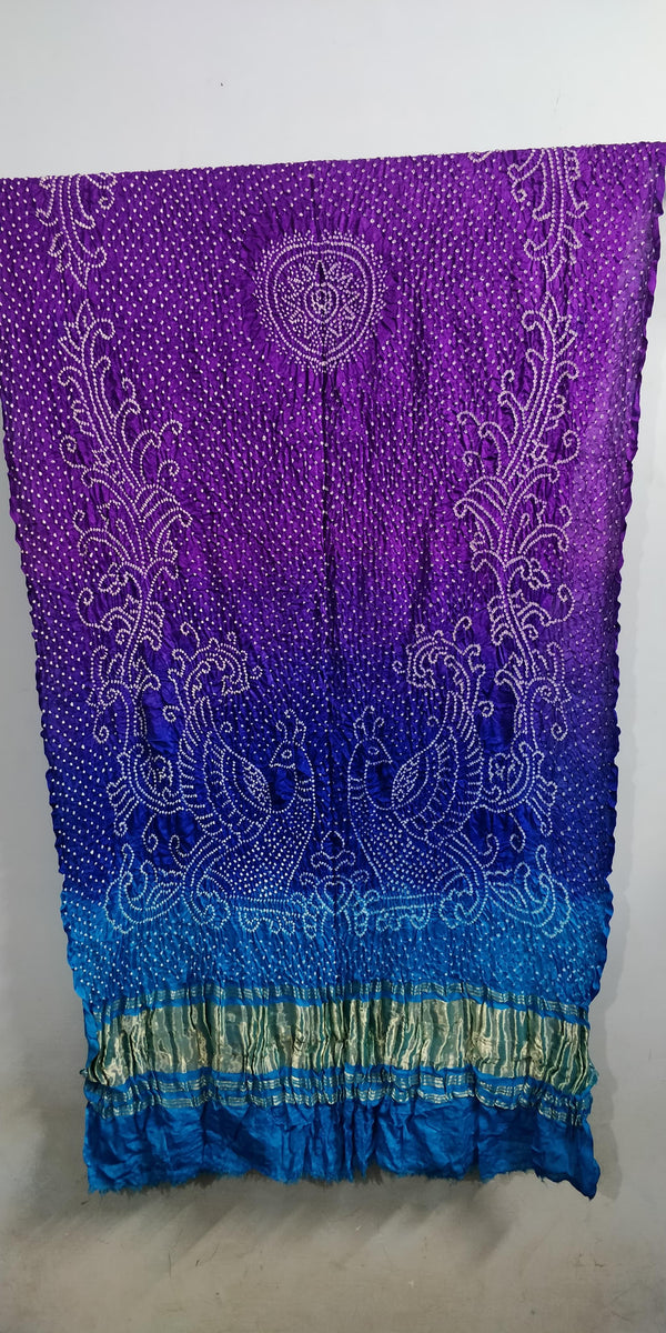 💫 Rai Bandhej Peacock Pattern Dupatta 💫