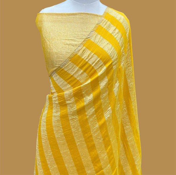 Crush Tissue Saree✨