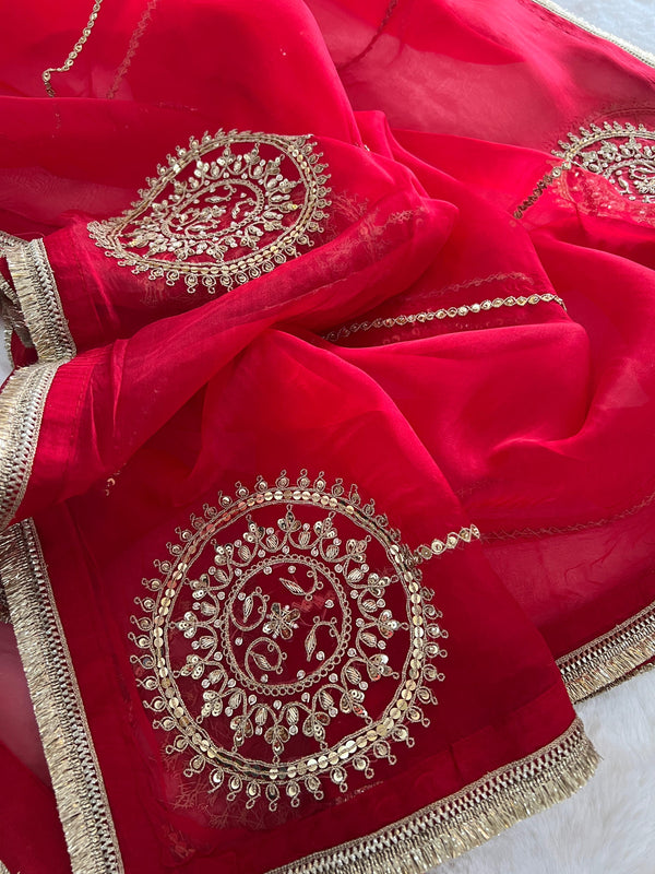 💞 Tyonhaar Ka Mela – Red Dupatta 💞 ✨